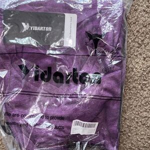 Yidarton Women's Purple Short Sleeve Top